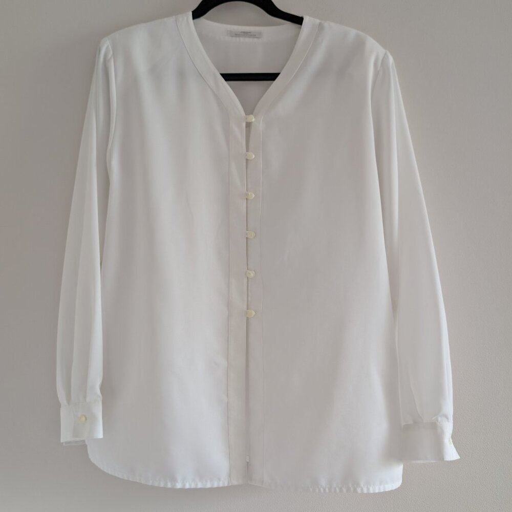 3/$30  St Michael for Marks and Spencer white blouse